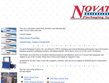 Tablet Screenshot of novatechpackaging.com